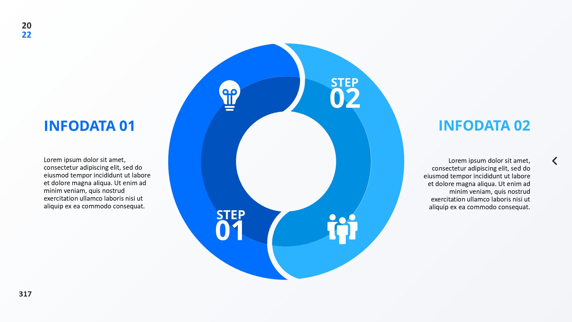 圆形循环图形信息图示PPT模板