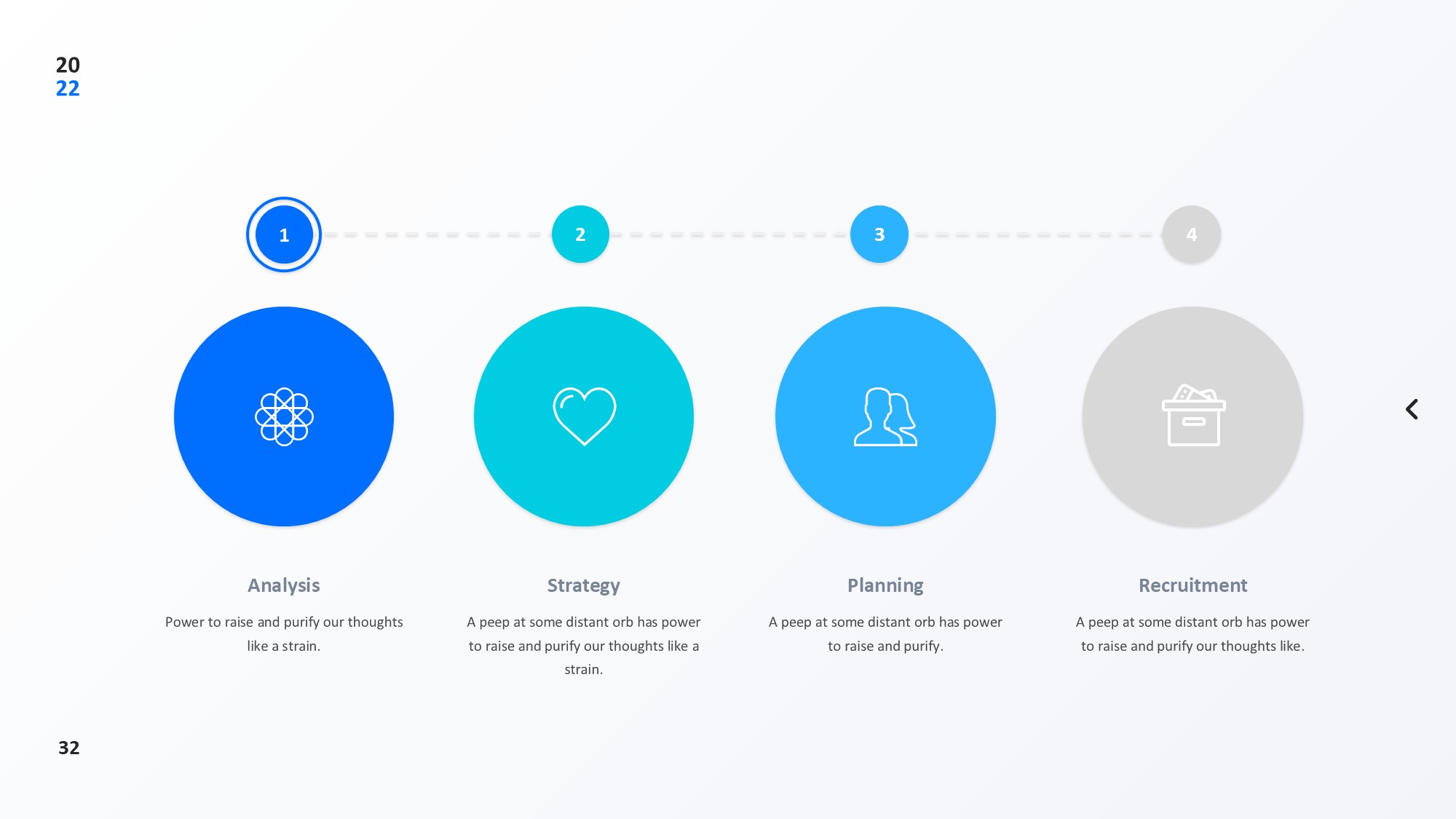 圆形循环图形信息图示PPT模板