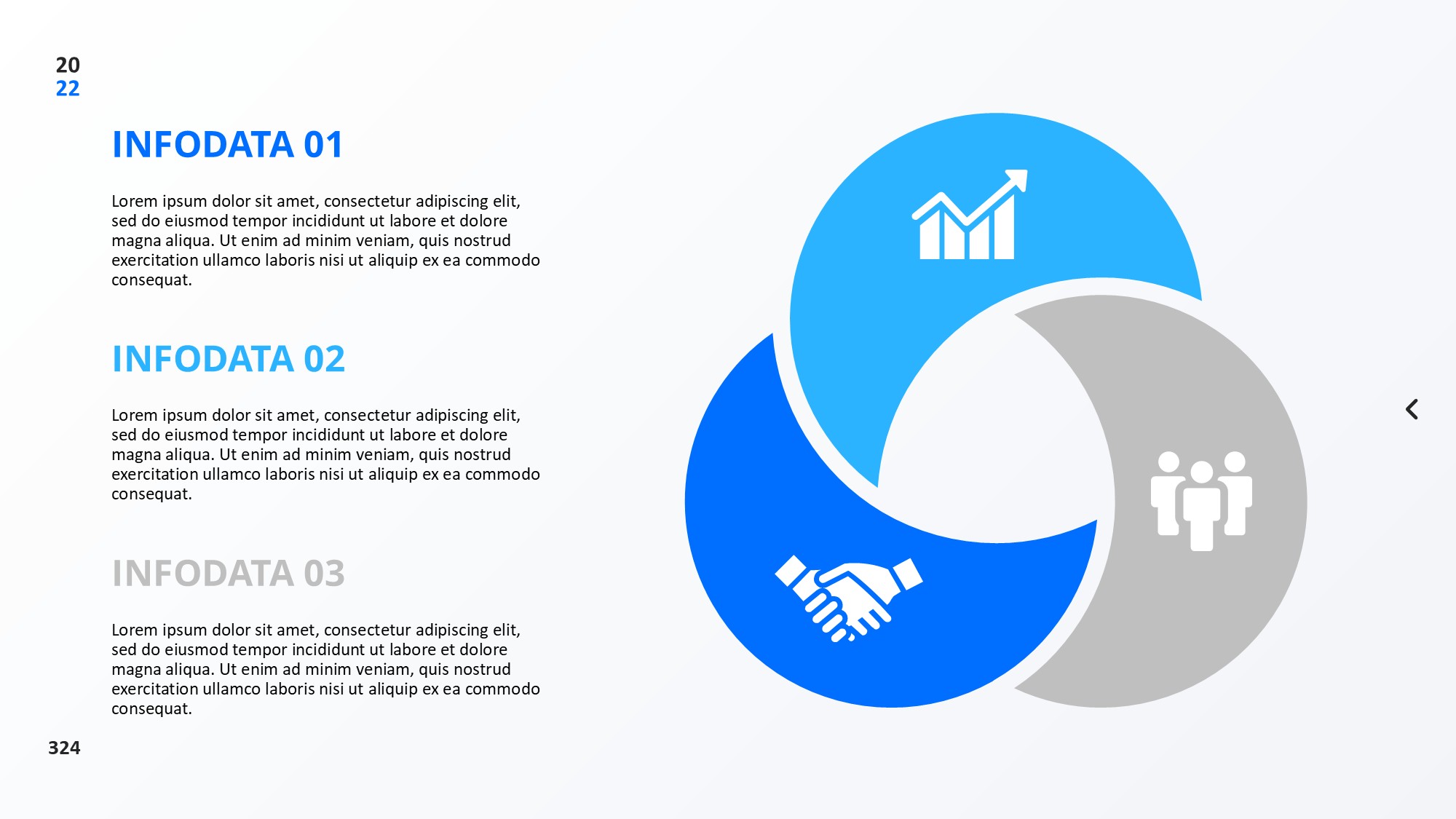 圆形循环图形信息图示PPT模板