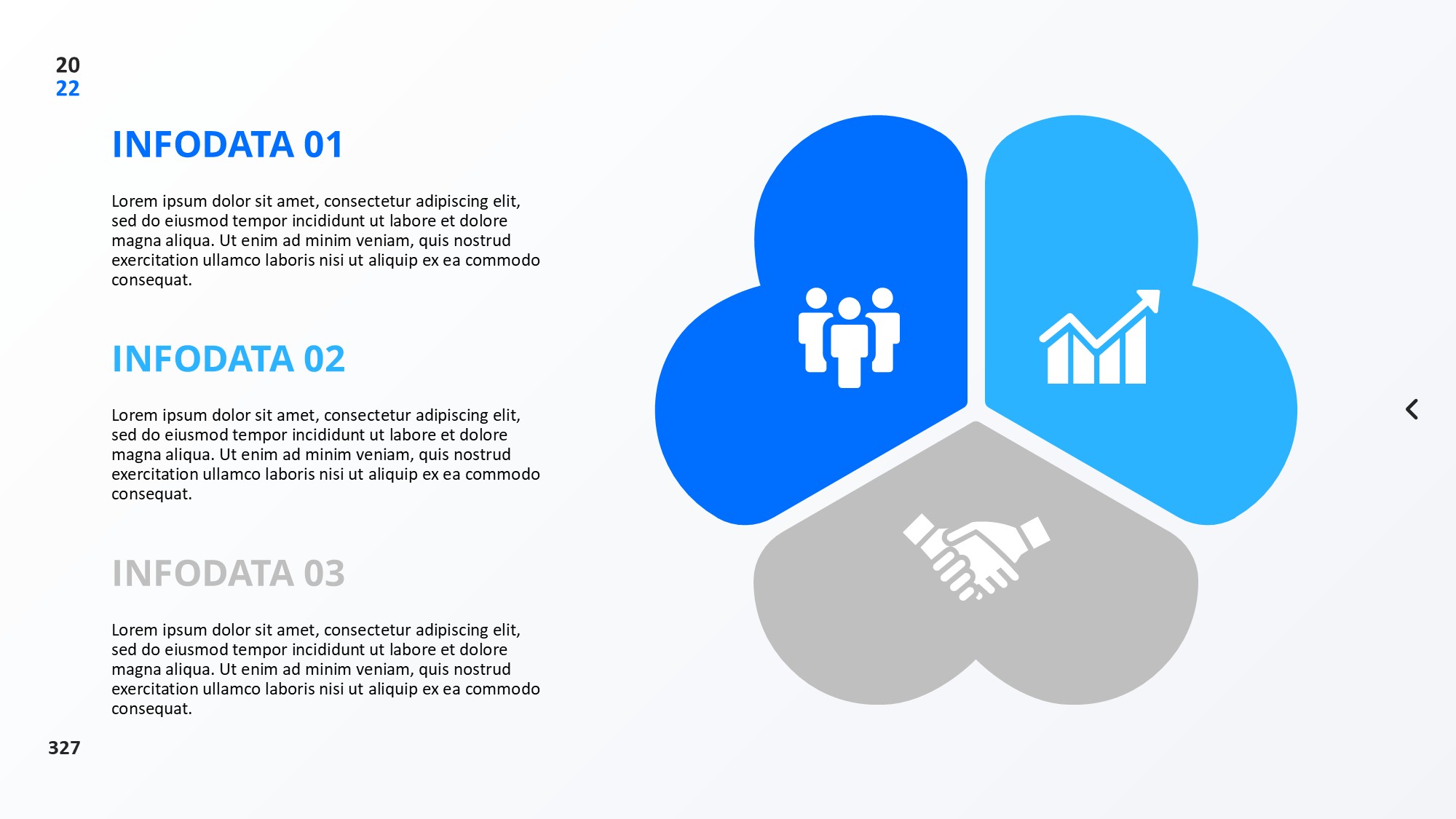 圆形循环图形信息图示PPT模板