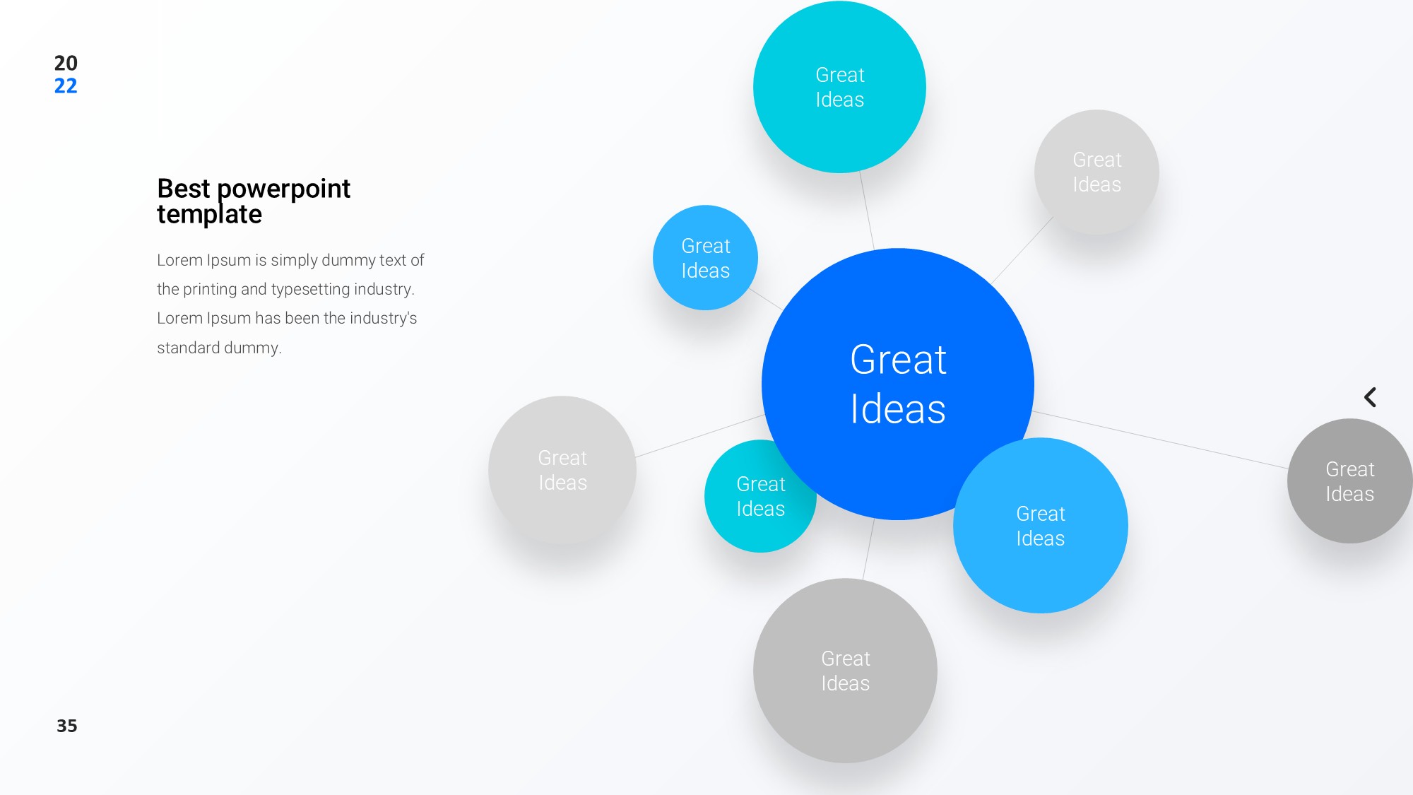 圆形循环图形信息图示PPT模板