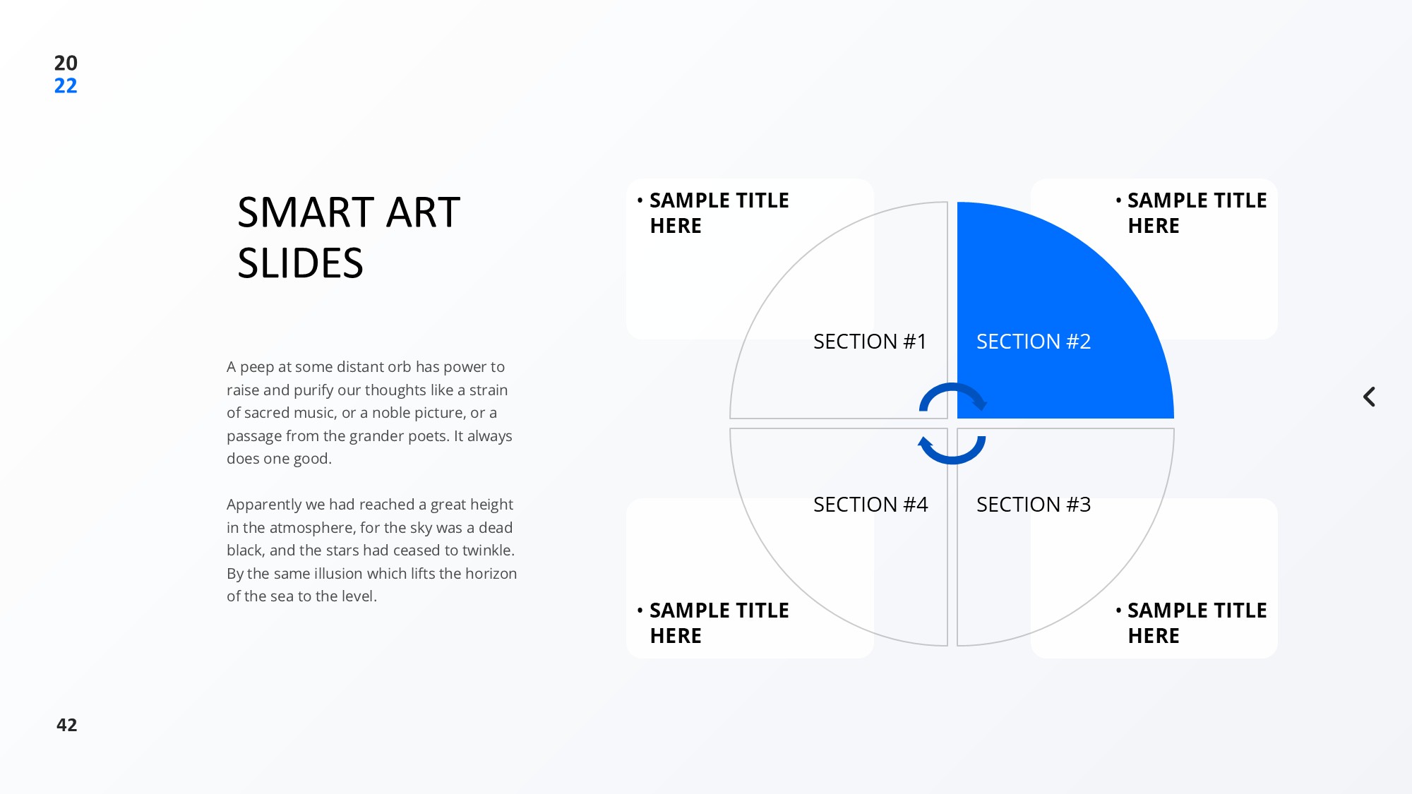 圆形循环图形信息图示PPT模板