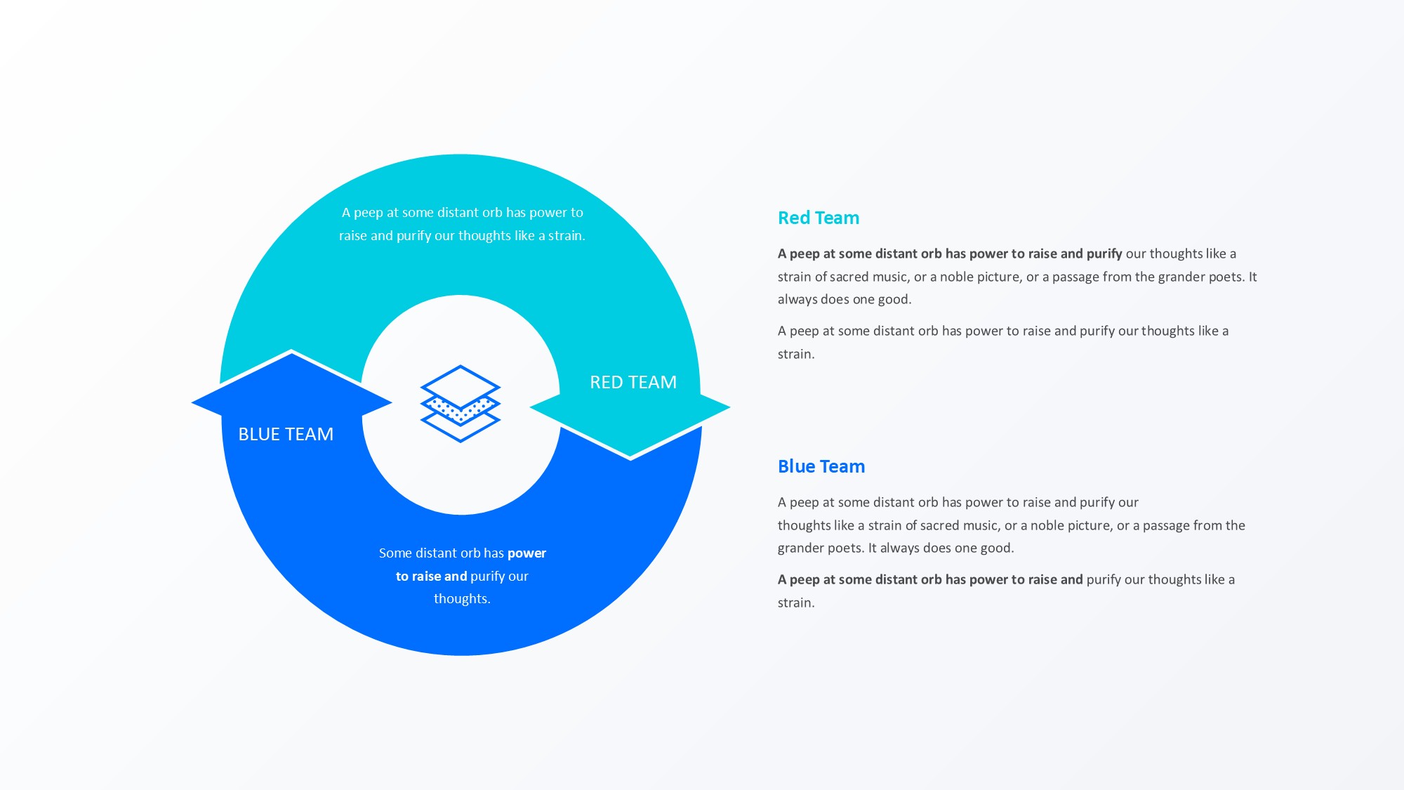 圆形循环图形信息图示PPT模板