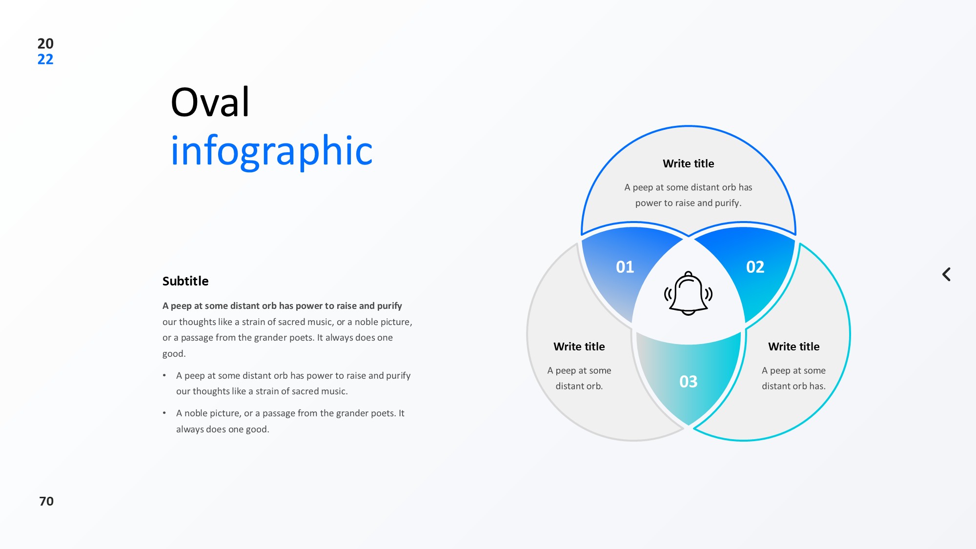 圆形循环图形信息图示PPT模板