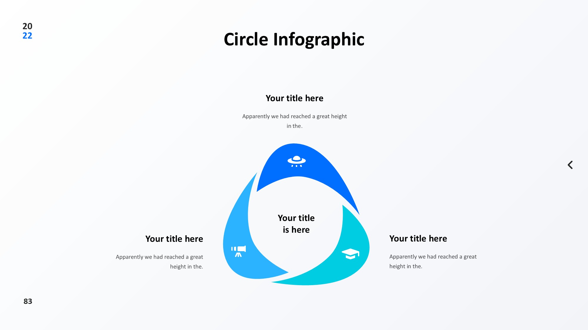圆形循环图形信息图示PPT模板