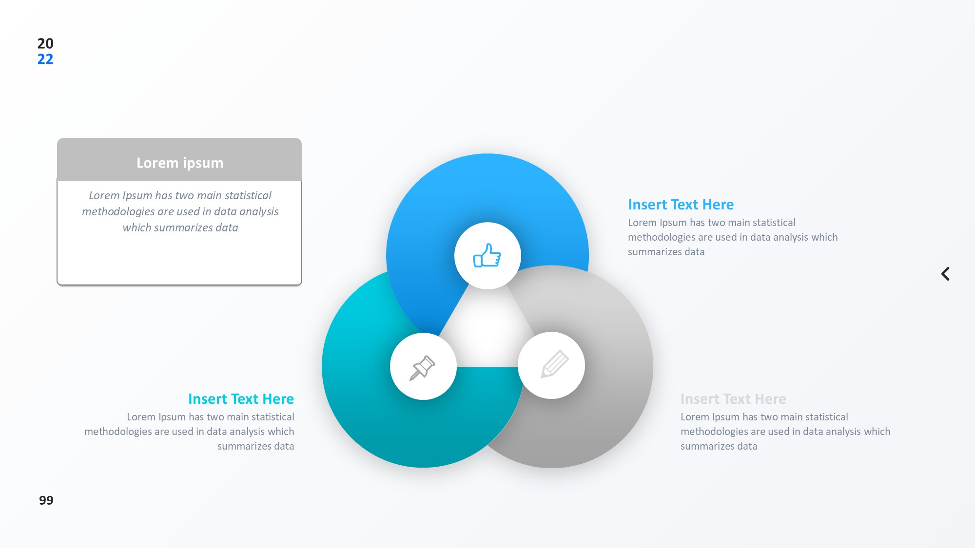 圆形循环图形信息图示PPT模板