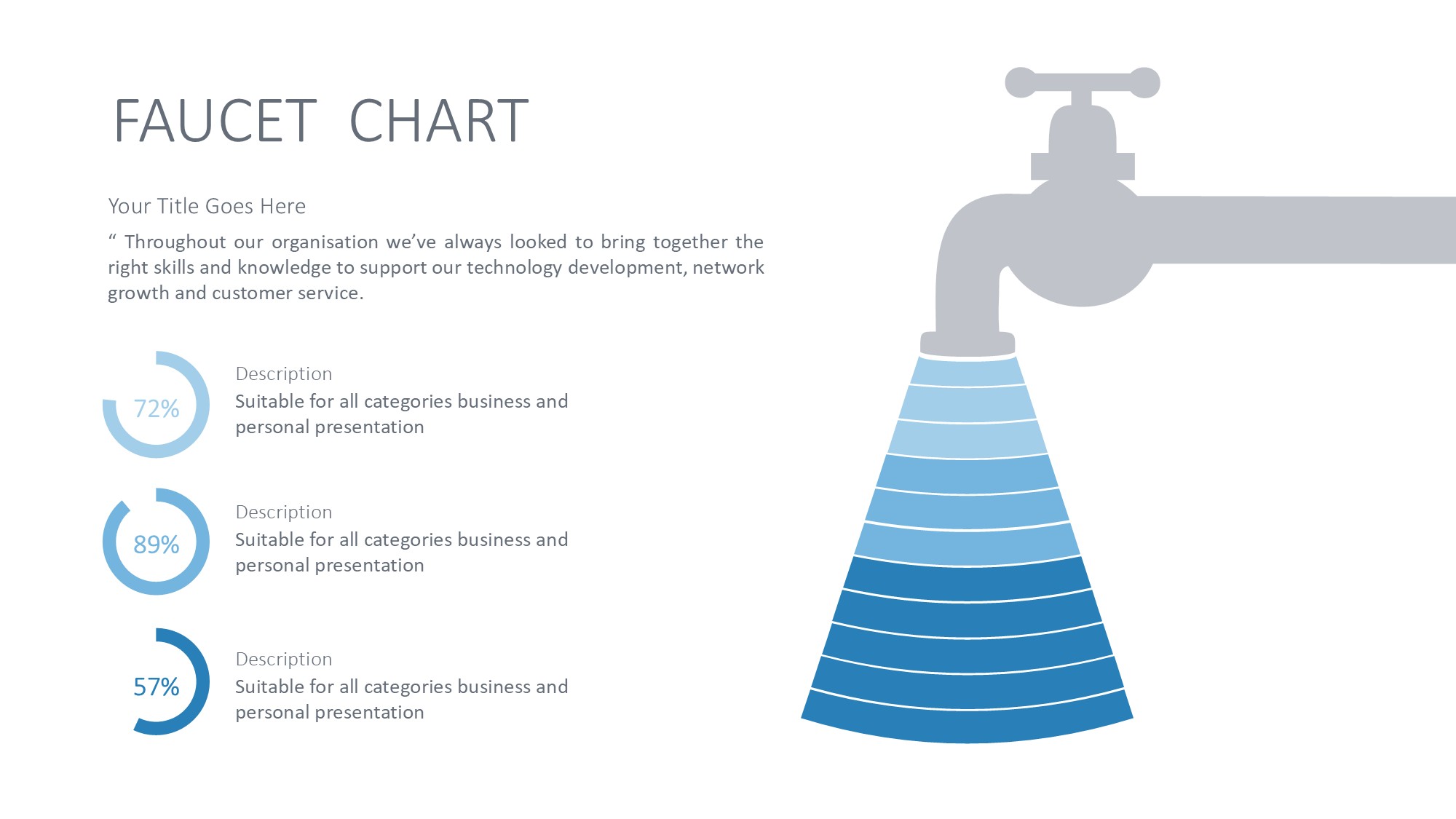 绿色环保图形信息图示PPT模板