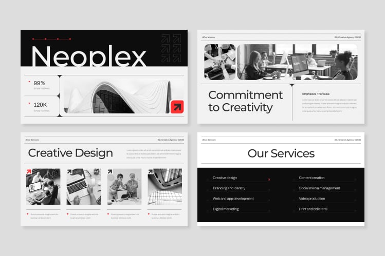 创意代理 PPT模板 (PPTX,PPT)