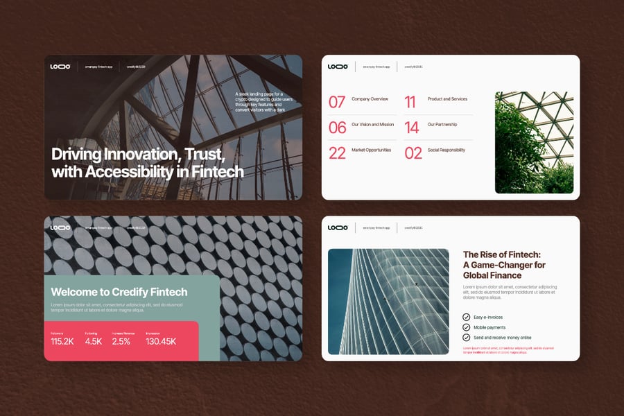 现代金融科技动画PPT模板 (PPTX)