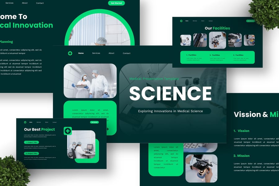 医学PPT模板 (PPTX)