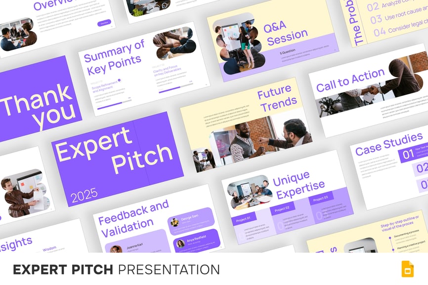 专家业务分析报告PPT模板 (PPTX)