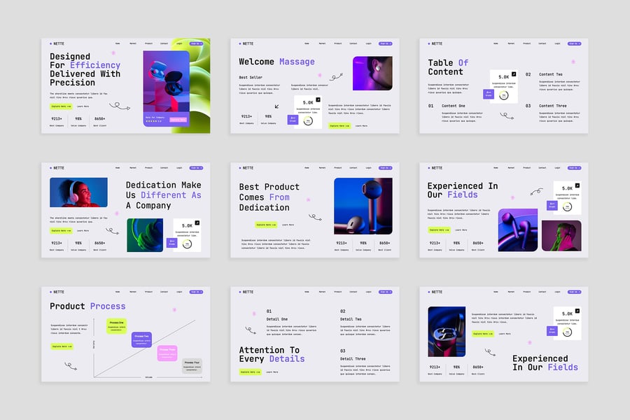 创意蓝石灰新品发布会模板PPT模板 (PPT,PPTX)