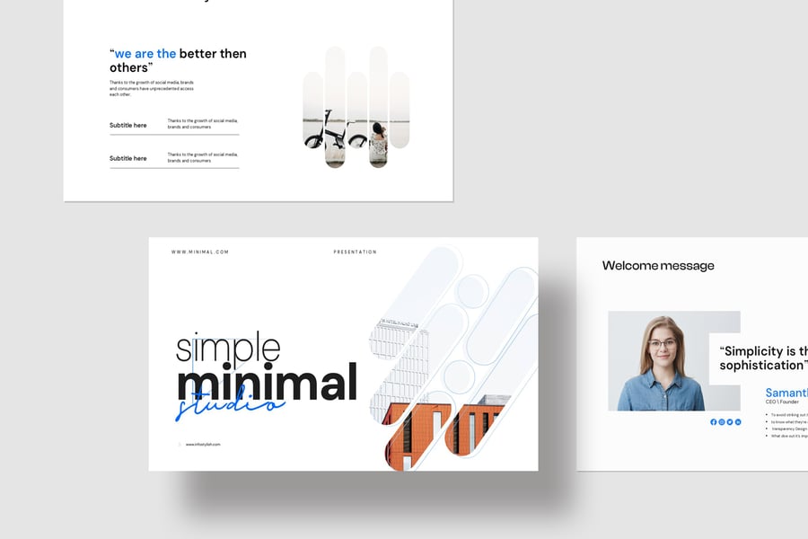 极简主义PPT模板 (PPTX)