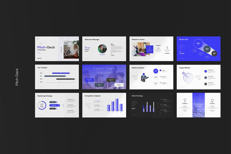 全球市场分析报告PPT模板 (PPTX)