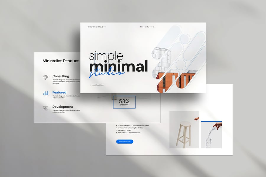 极简主义PPT模板 (PPTX)