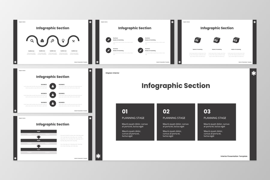 室内设计 PPT模板 (PPTX)