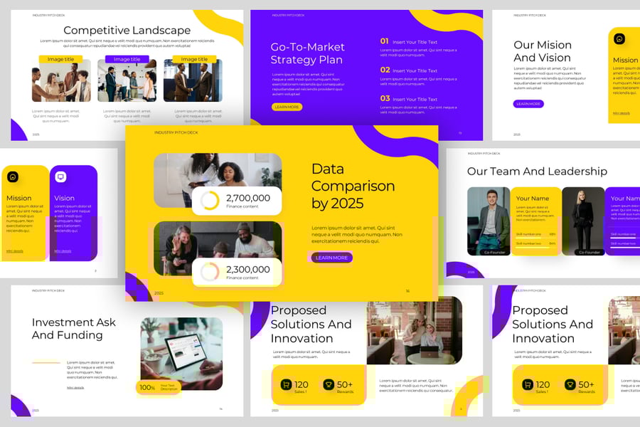 行业报告PPT模板 (PPTX)