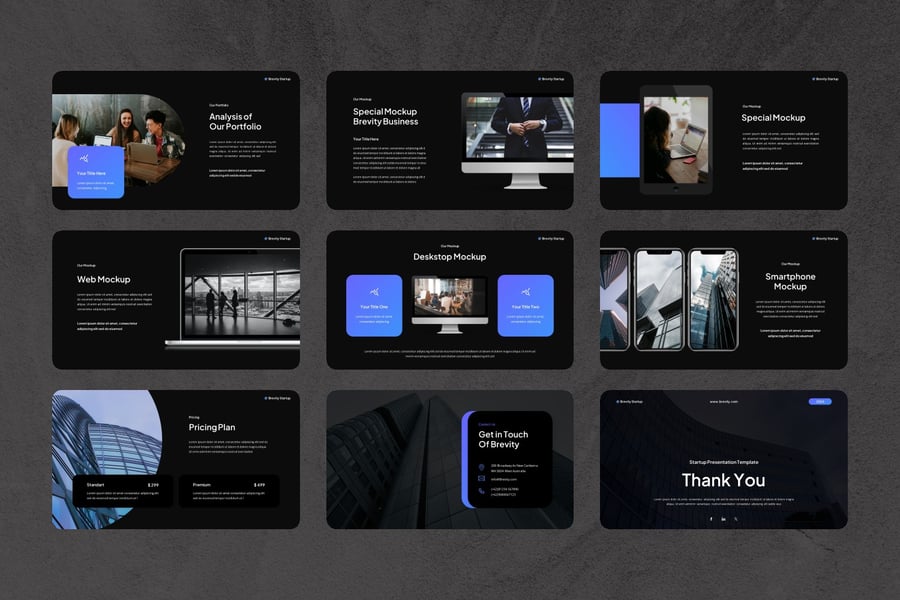 创意代理PPT模板 (PPT,PPTX)