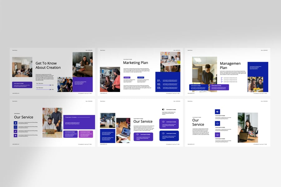 初创企业 PPT模板 (PPTX)