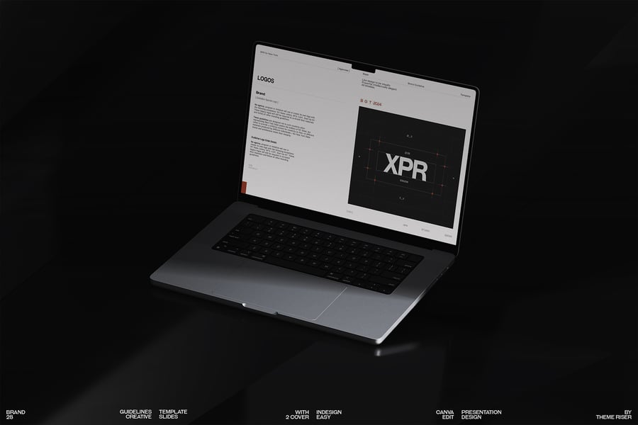 品牌指南模板PPT模板 (PPTX)