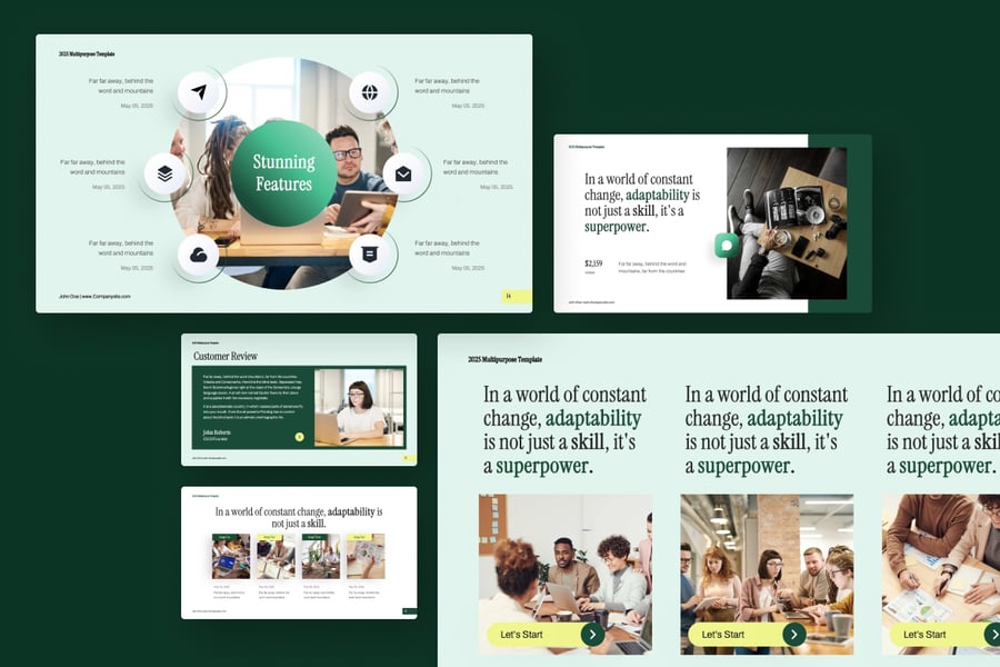 2025多功能模板PPT模板 (PPTX)