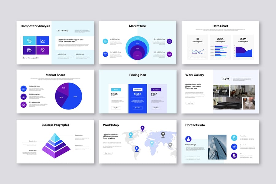 业务演示模板PPT模板 (PPTX)