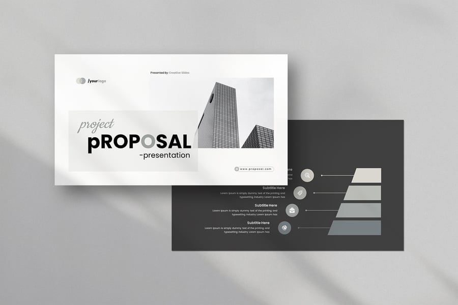 项目提案PPT模板 (PPTX)