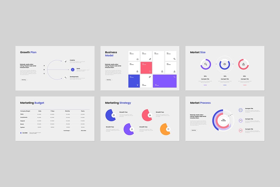 数字营销计划 PPT模板 (PPTX)