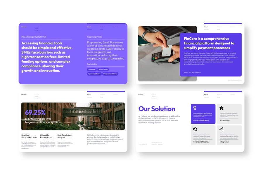 金融科技 PPT模板 (PPTX)