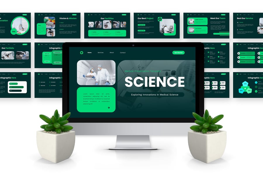 医学PPT模板 (PPTX)