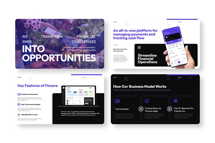 金融科技 PPT模板 (PPTX)