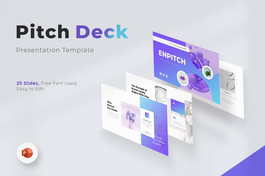 策略解决方案介绍PPT模板 (PPTX)