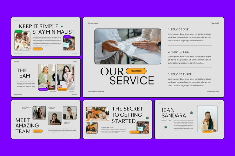 创意公司简介PPT模板 (PPTX,PPT)