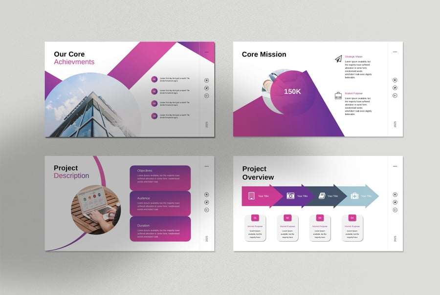 项目建议介绍PPT模板 (PPTX)