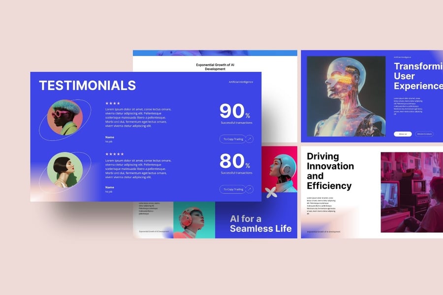 人工智能PPT模板 (PPTX)