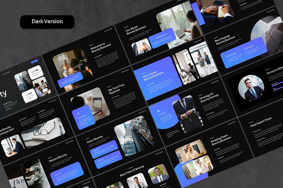 创意代理PPT模板 (PPT,PPTX)