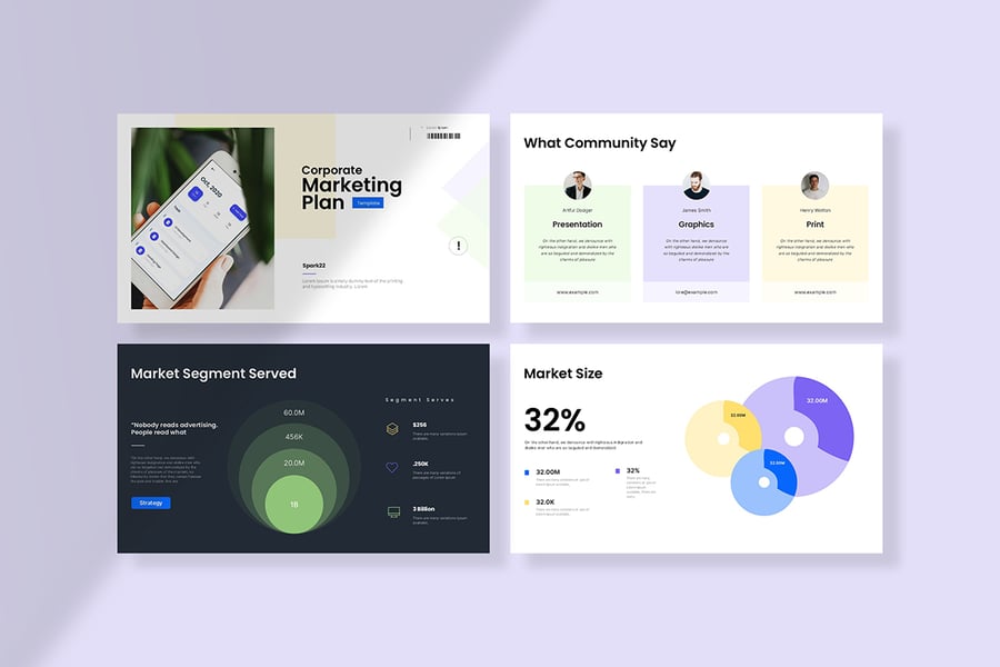 企业营销计划演示模板PPT模板 (PPTX)