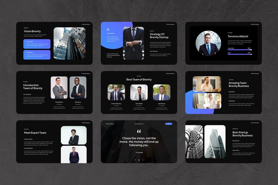 创意代理PPT模板 (PPT,PPTX)