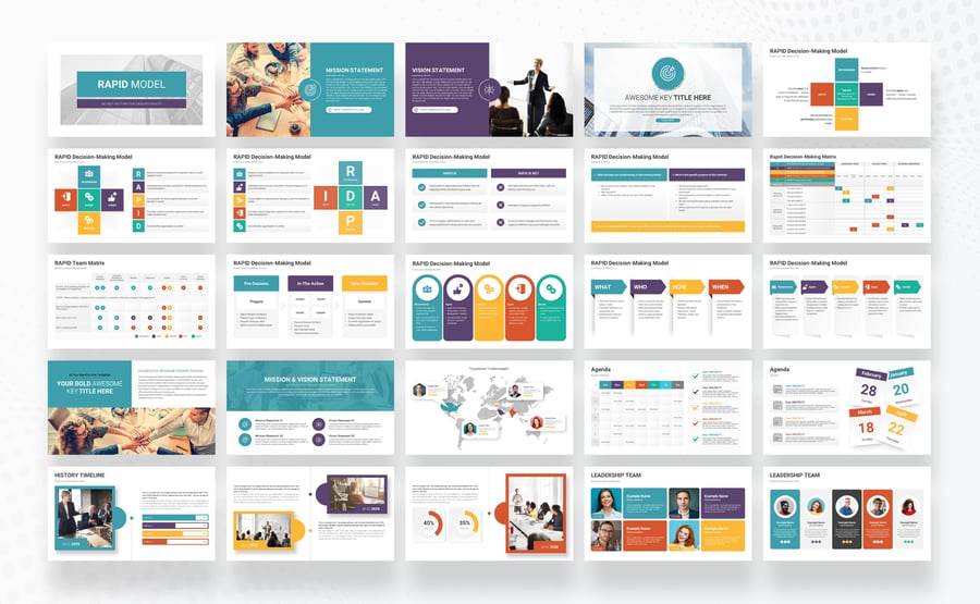 快速决策PPT模板 (PPTX)