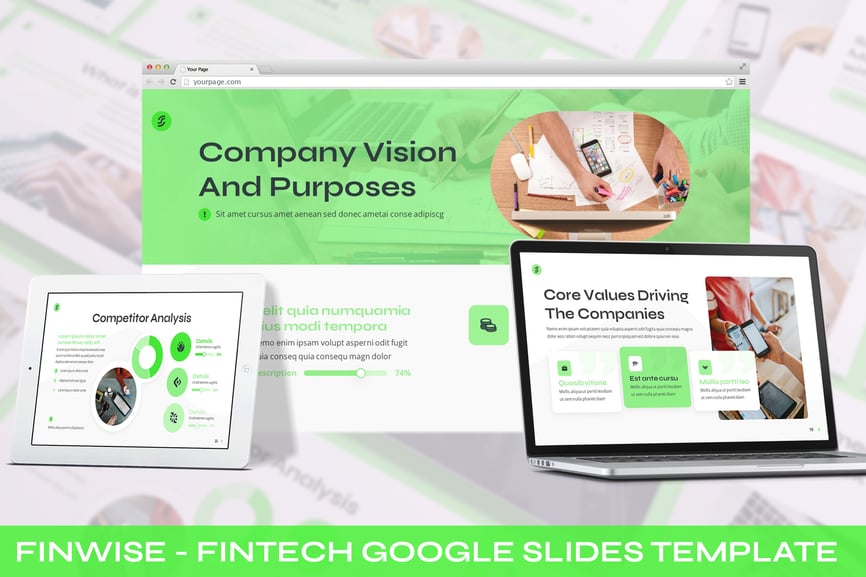 金融科技PPT模板 (PPTX)