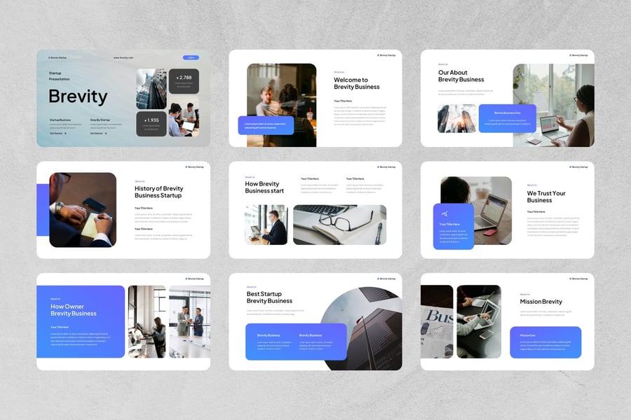 创意代理PPT模板 (PPT,PPTX)