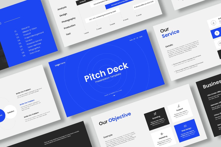 产品&amp;服务宣传模板PPT模板 (PPTX)