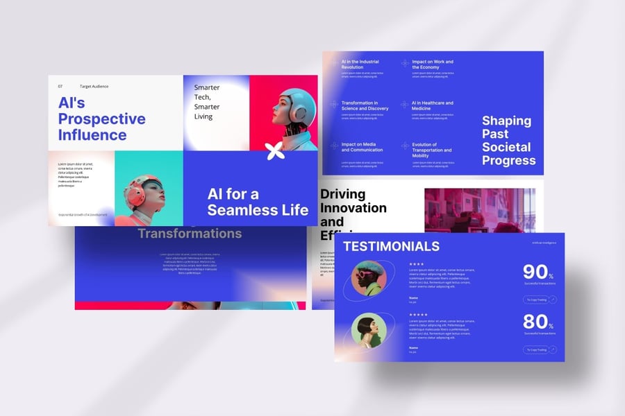 人工智能PPT模板 (PPTX)