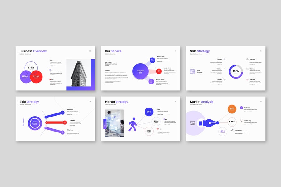 商业计划演示模板PPT模板 (PPTX)