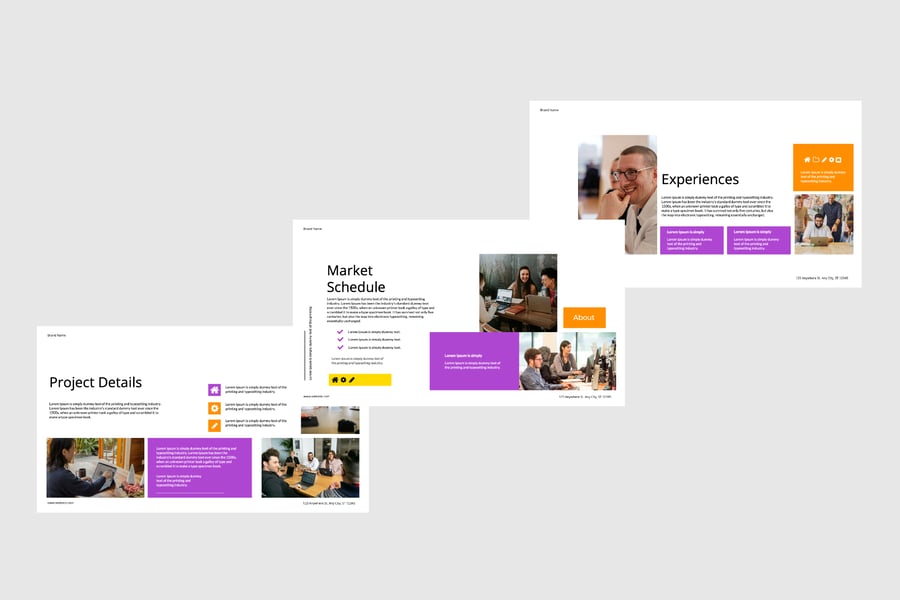 商业计划 PPT模板 (PPTX)