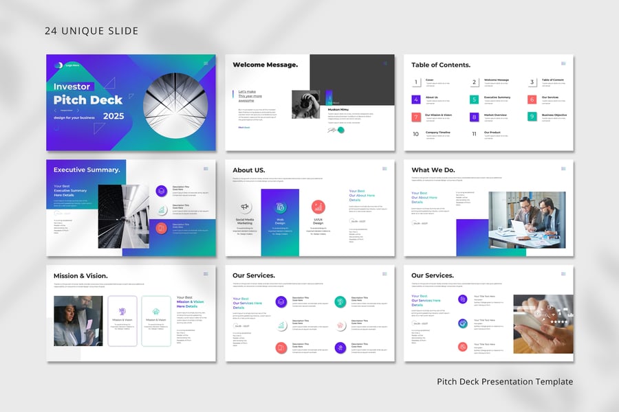 产品和服务竞争战略PPT模板 (PPTX)