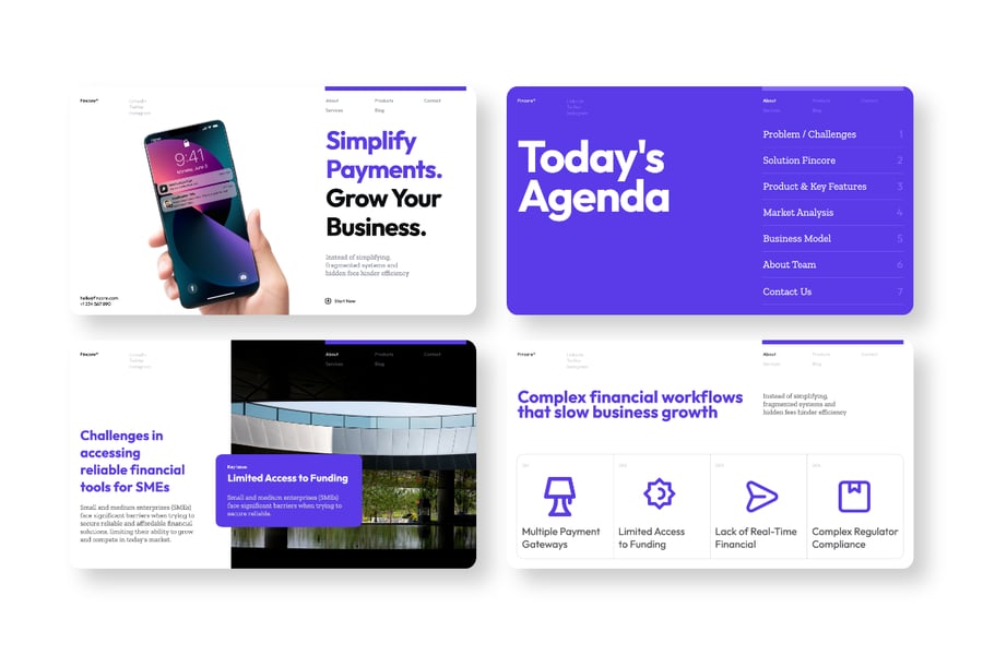 金融科技 PPT模板 (PPTX)