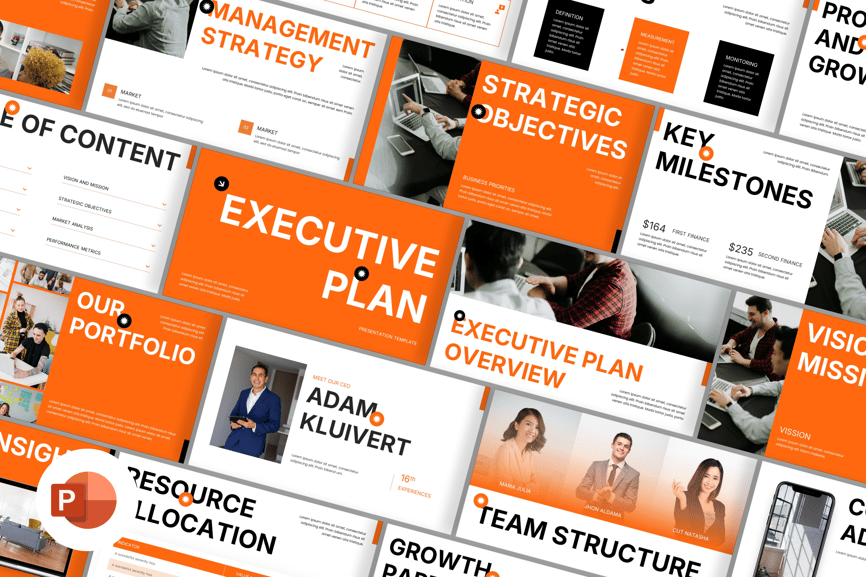 执行计划PPT模板 (PPTX)