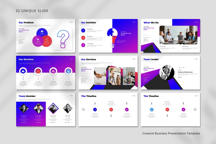 创意业务演示模板PPT模板 (PPTX)