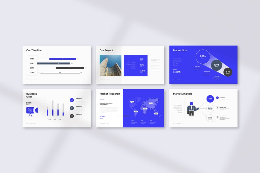 全球市场分析报告PPT模板 (PPTX)